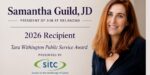 Featured image for “AIM at Melanoma President Samantha Guild Receives SITC’s 2026 Tara Withington Public Service Award”