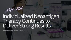 Featured image for “Promising 5-year data for the individualized neoantigen therapy, intismeran autogene, in combination with pembrolizumab (Keytruda)”